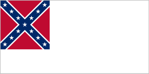 The 1863 Confederate national flag.
